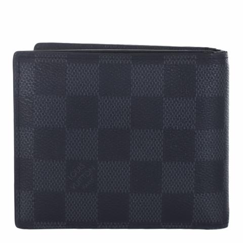 Louis Vuitton - Unisex "Amerigo" Wallet, Graphite Damier , w/OG  box, tag, cloth