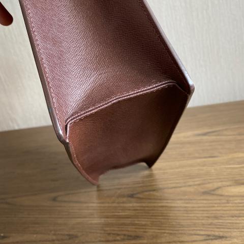 Brown Louis Vuitton Damier Ebene Sac Plat Tote Bag – Designer Revival