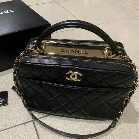 Sell Chanel CC Trendy Bowling Bag - Black