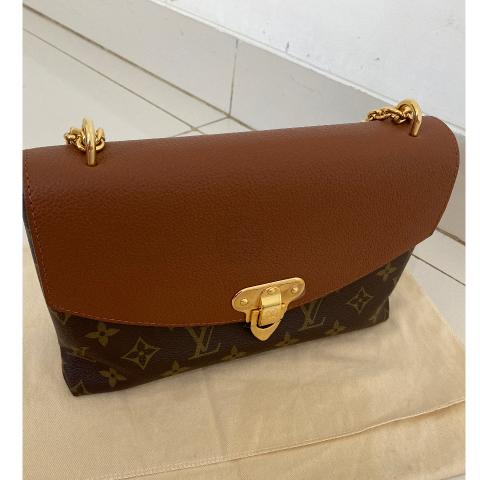Louis Vuitton - Authenticated Saint Placide Handbag - Cloth Brown for Women, Very Good Condition