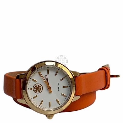 Sell Tory Burch TBW1302 Collins Double Wrap Watch - Orange 