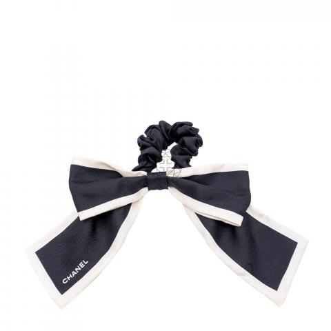 chanel hair bow tie