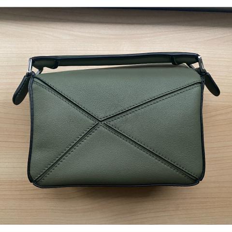 Loewe Nano Puzzle Bag - Green Mini Bags, Handbags - LOW43743