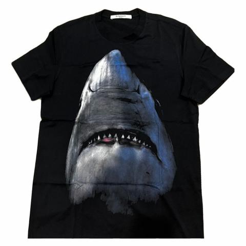 Sell Givenchy Shark Printed T-Shirt - Black 