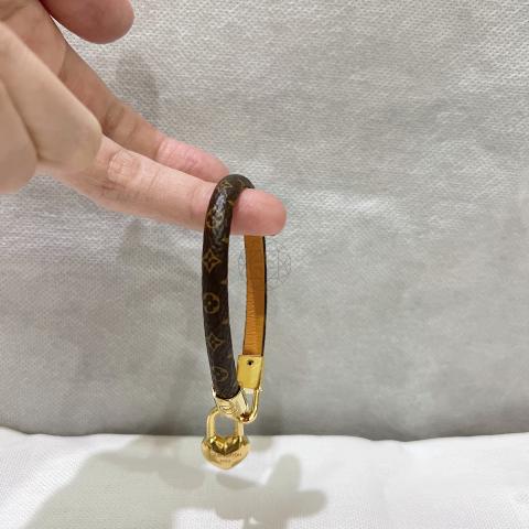 Lockit cloth bracelet Louis Vuitton Brown in Cloth - 34796060