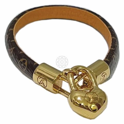 Louis Vuitton Crazy in Lock Bracelet, Brown, 17cm (Stock Confirmation Required)