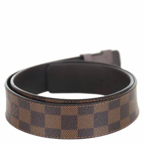 Sell Louis Vuitton Damier Ebene Initiales Belt Dark Brown