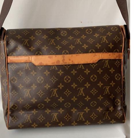 Abbesses messenger cloth bag Louis Vuitton Brown in Cloth - 35838560