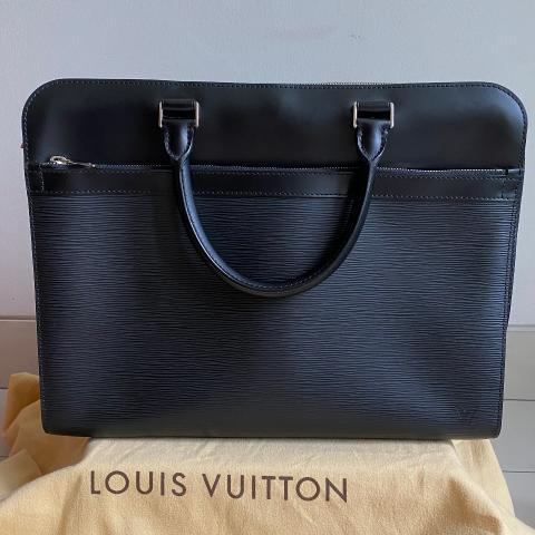 LV Bassano Briefcase GM Black EPI Leather, Luxury, Bags & Wallets on  Carousell