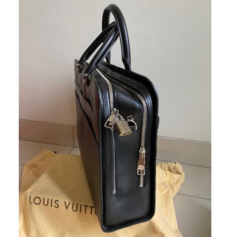 Louis Vuitton Epi Leather Bassano MM Men's bag, Luxury, Bags