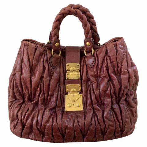 Sell Miu Miu Large Matelasse Bag Red