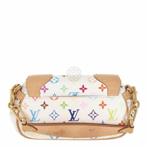 LOUIS VUITTON Monogram Multicolor Marilyn Shoulder Bag White M40206 auth  36840 ref.821221 - Joli Closet
