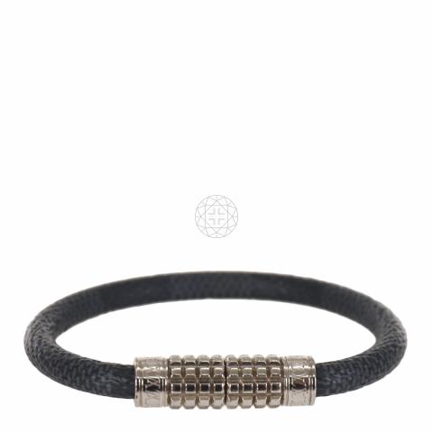 Louis Vuitton Black Damier Graphite Canvas Digit Bracelet Louis Vuitton