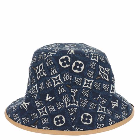 Louis Vuitton - Authenticated Hat - Cotton Blue Abstract for Men, Never Worn