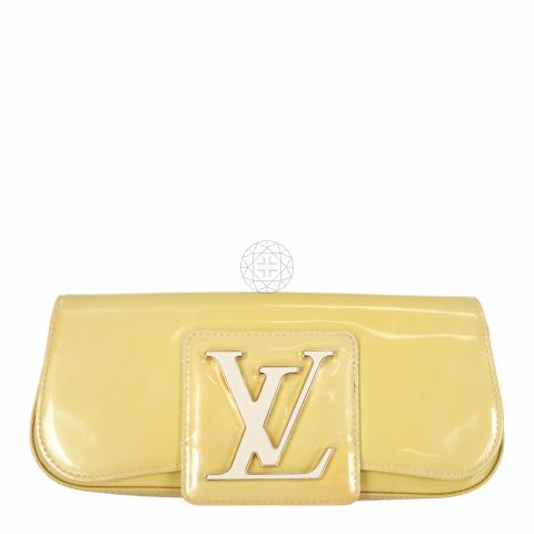 Louis Vuitton Citrine Vernis Sobe Clutch