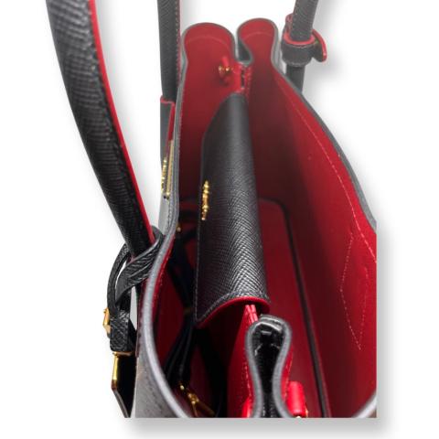 Update more than 76 prada black bag red inside super hot - xkldase.edu.vn