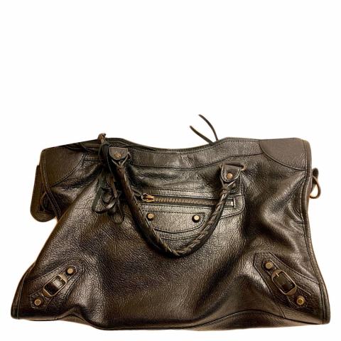 Balenciaga  Black Leather Neo Classic City Bag  VSP Consignment
