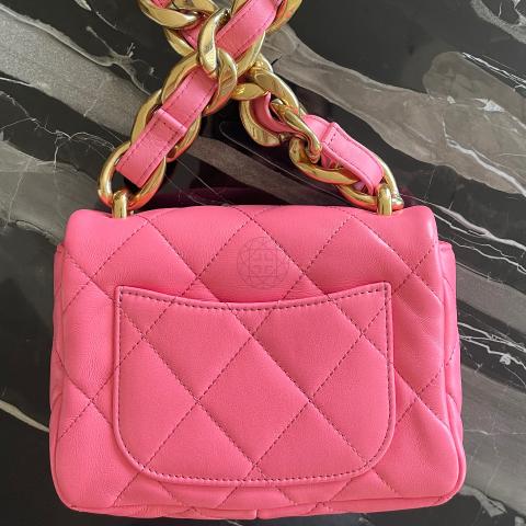 Sell Chanel Chunky Chain Funky Town Flap Bag - Pink
