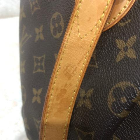 Louis Vuitton Brown Monogram Palermo PM Leather Cloth ref.943252 - Joli  Closet