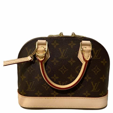 Louis Vuitton Alma BB Brown Monogram Handle Bag With Strap – Boutique LUC.S