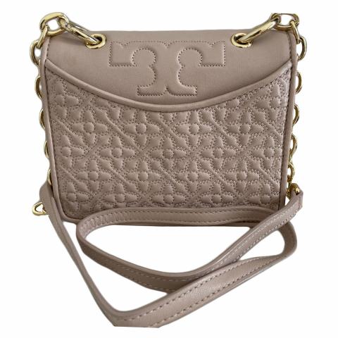 Sell Tory Burch Mini Quilted Bryant Shoulder Bag - Nude 