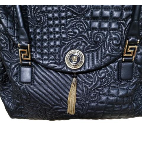 Versace Vanitas Chain Pochette Shoulder Bag Barocco Leather Small at  1stDibs