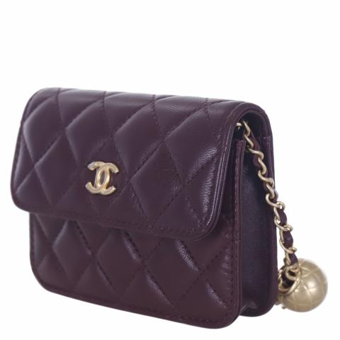 Sell Chanel Pearl Crush Waist Bag - Maroon