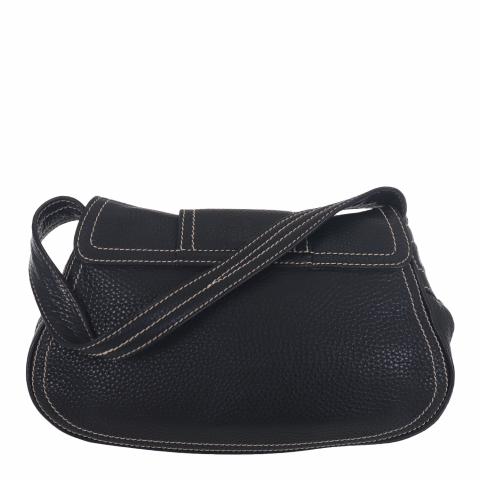 Sell Céline Buckle Shoulder Bag - Black | HuntStreet.com