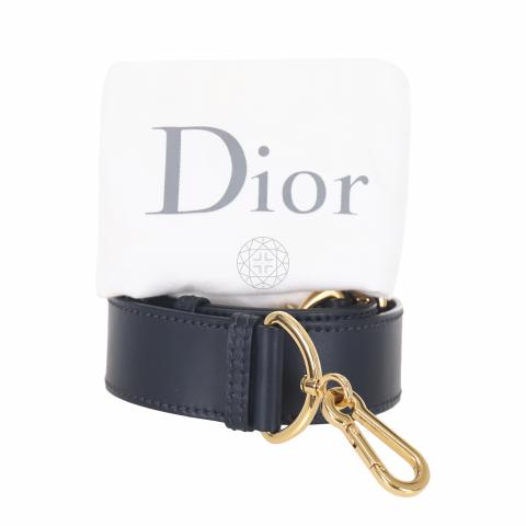 Christian Dior 30 MONTAIGNE BOX BAG Dark blue Fur ref.797077 - Joli Closet