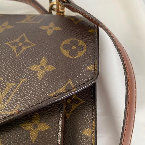Monceau cloth travel bag Louis Vuitton Brown in Cloth - 27469469
