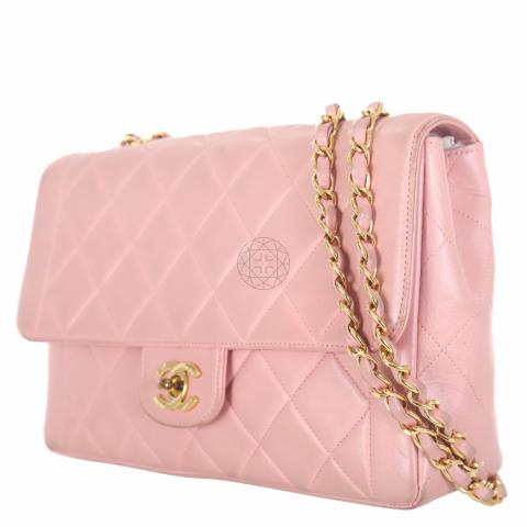 CHANEL Pink Quilted Lambskin A Real Catch Classic Flap Bag For Sale at  1stDibs