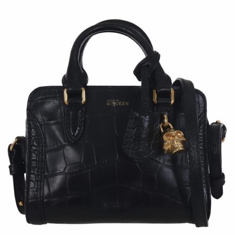 Handbag Mcqueen Padlock Mini Sell Alexander McQueen Croco Stamped Small Skull Padlock Bag Handbag Mcqueen Padlock Mini Sell Alexander McQueen Croco Stamped Small Skull Padlock Bag