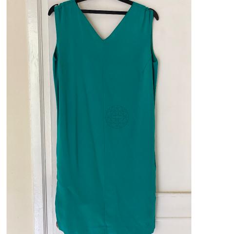 slim fit dress slacks Calvin Klein Mint Green Cotton Sleeveless Midi Dress – SilkRoll main image 1