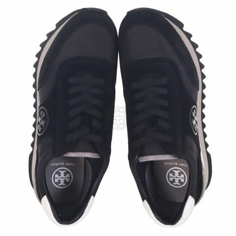 Sell Tory Burch Sawtooth Logo Sneakers - Black 
