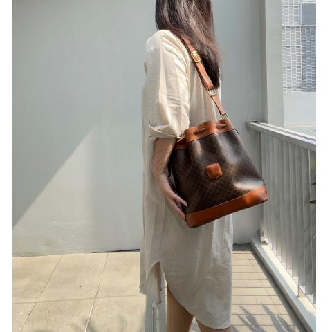 Celine vintage bucket on sale bag