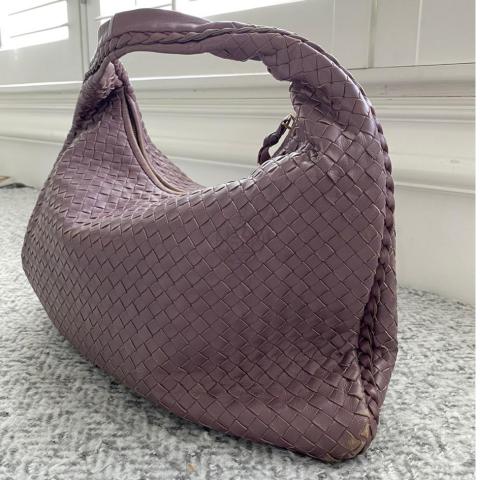 Bottega Veneta Purple Intrecciato Medium Hobo Bag Leather ref.926311 - Joli  Closet
