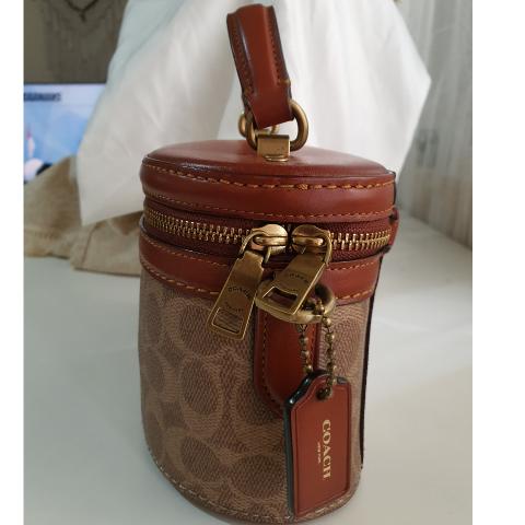 Sell Coach Signature Trail Crossbody Bag Brown HuntStreet