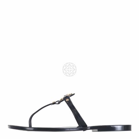 Sell Tory Burch Mini Miller Flat Thong Sandals - Black 