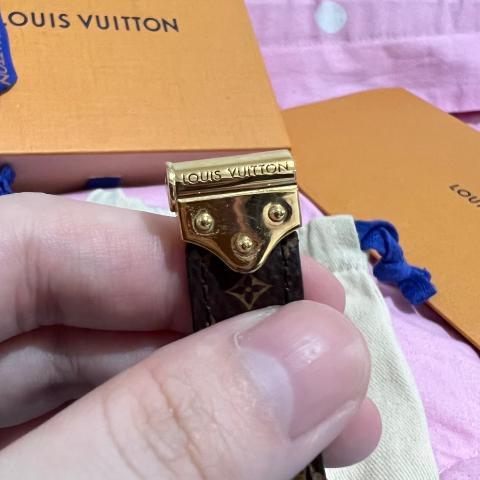 Louis Vuitton Nano Monogram Bracelet Brown Cloth ref.1029407 - Joli Closet