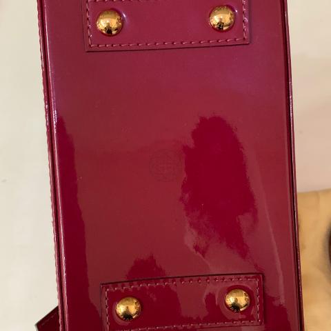 Alma bb faux fur handbag Louis Vuitton Red in Faux fur - 25135655