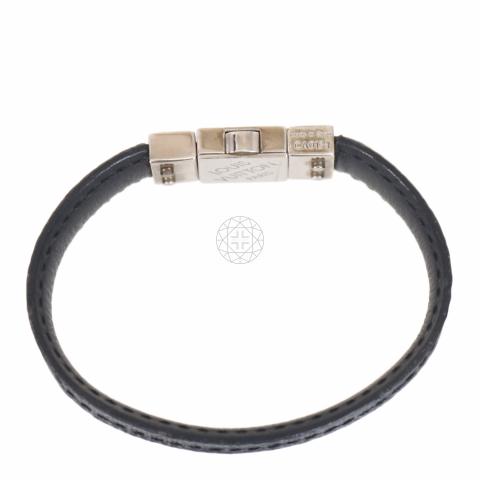 Louis Vuitton Damier Clip Leather Reversible Bracelet - Black, Brass  Bangle, Bracelets - LOU787727