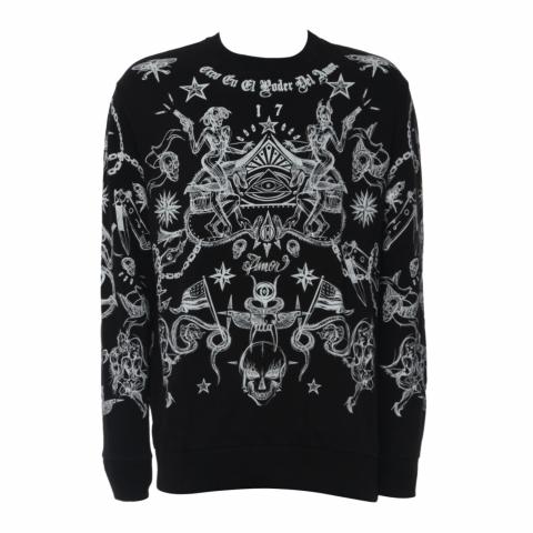 Givenchy Tattoo print oversized sweatshirt