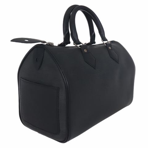 Louis Vuitton Black Epi Leather Speedy 30 Top Handle Bag Louis Vuitton