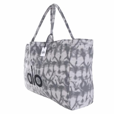 ALO Yoga, Bags, Alo Yoga Limited Edition Graffiti Holiday Shopper Tote  Bag Grey Tie Dye