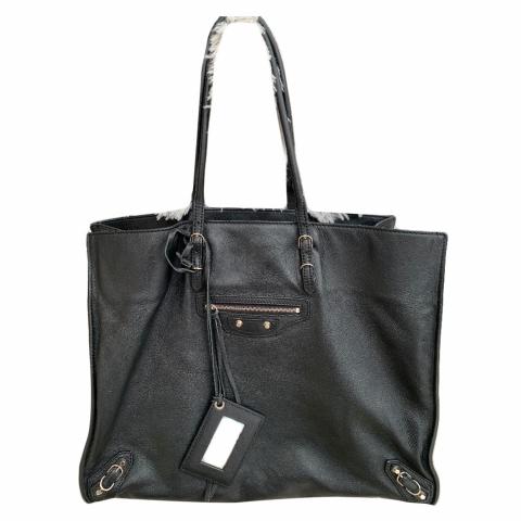 BALENCIAGA Paper mini Hand Bag Leather Gray 305572 Auth yk5630 Grey  ref.771158 - Joli Closet