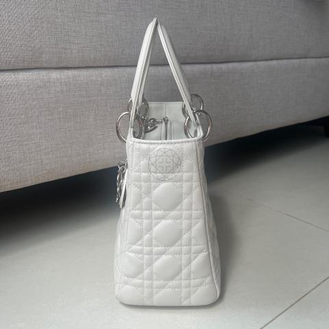 Sell Christian Dior Medium Lady Dior Bag White