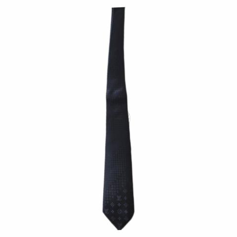 Sell Louis Vuitton Monogram Tie - Black
