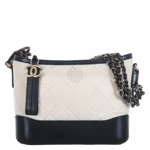 Chanel Gabrielle White Small Hobo Bag 