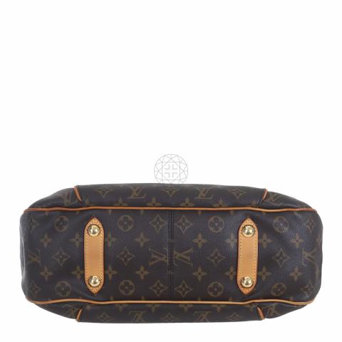 Louis Vuitton Galliera Monogram Pm 866276 Brown Coated Canvas Tote For Sale  at 1stDibs