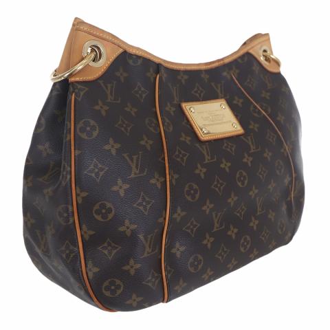 Louis Vuitton Galliera Monogram Pm 866276 Brown Coated Canvas Tote For Sale  at 1stDibs